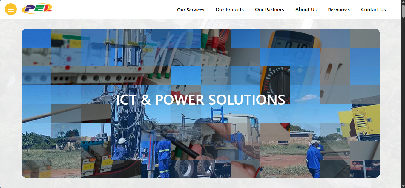 Power-Wiz (PEL) website – ICT and power solutions homepage